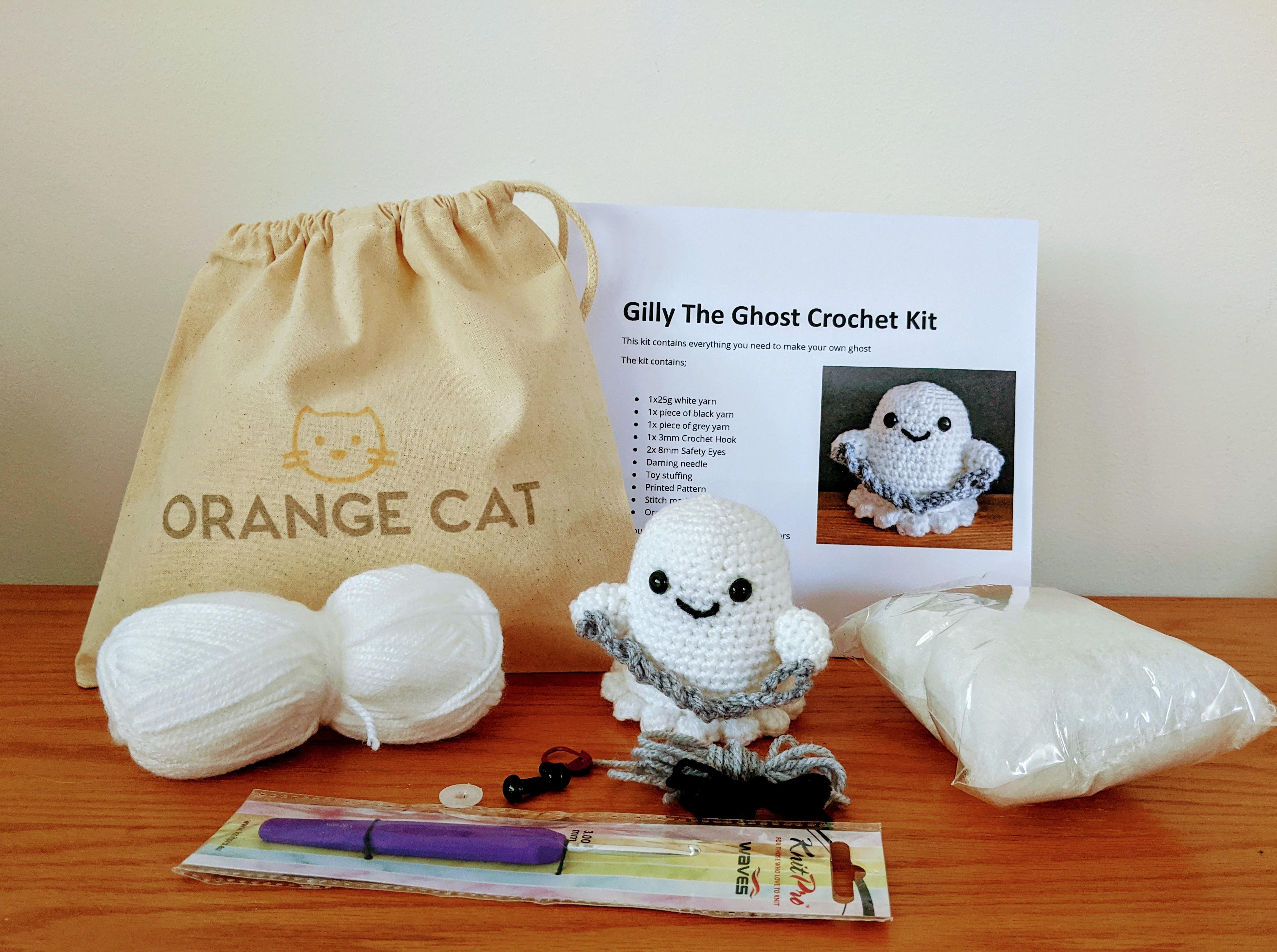 Orange Cat Crochet Kits