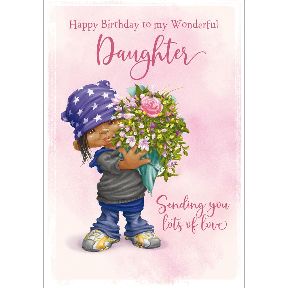 Fun Cocktail Birthday Card For Women - Summer Fruit Design With Envelope