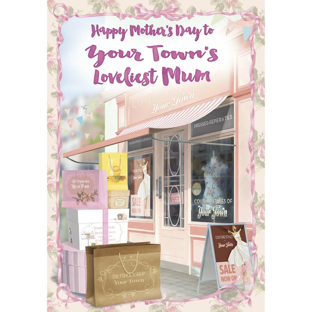 mother's day greeting card featuring classic illustration for a mum from the up your street range