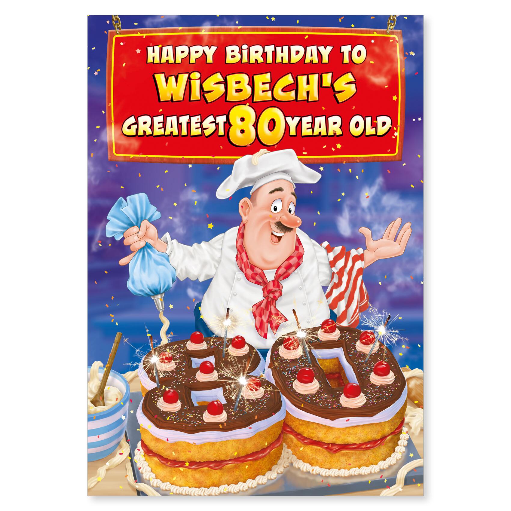 birthday > male birthday greeting card featuring humour illustration for a open from the up your street range