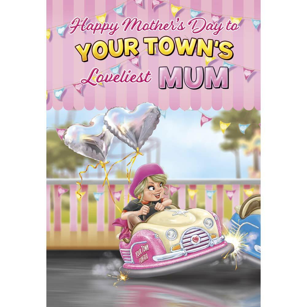 mother's day greeting card featuring humour illustration for a mum from the up your street range