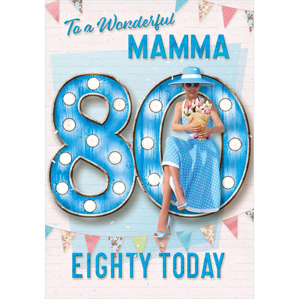 birthday card featuring  illustration for a mamma from the studio classic range