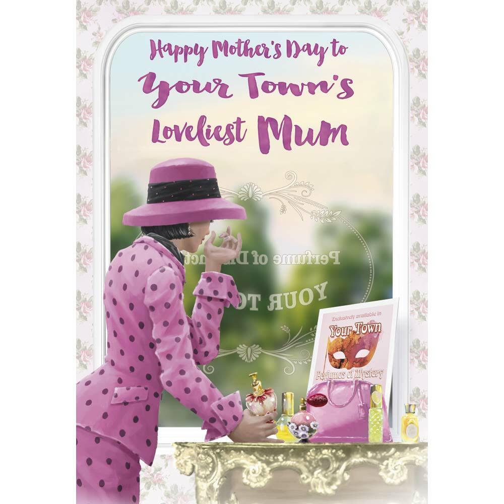 mother's day greeting card featuring classic illustration for a mum from the up your street range