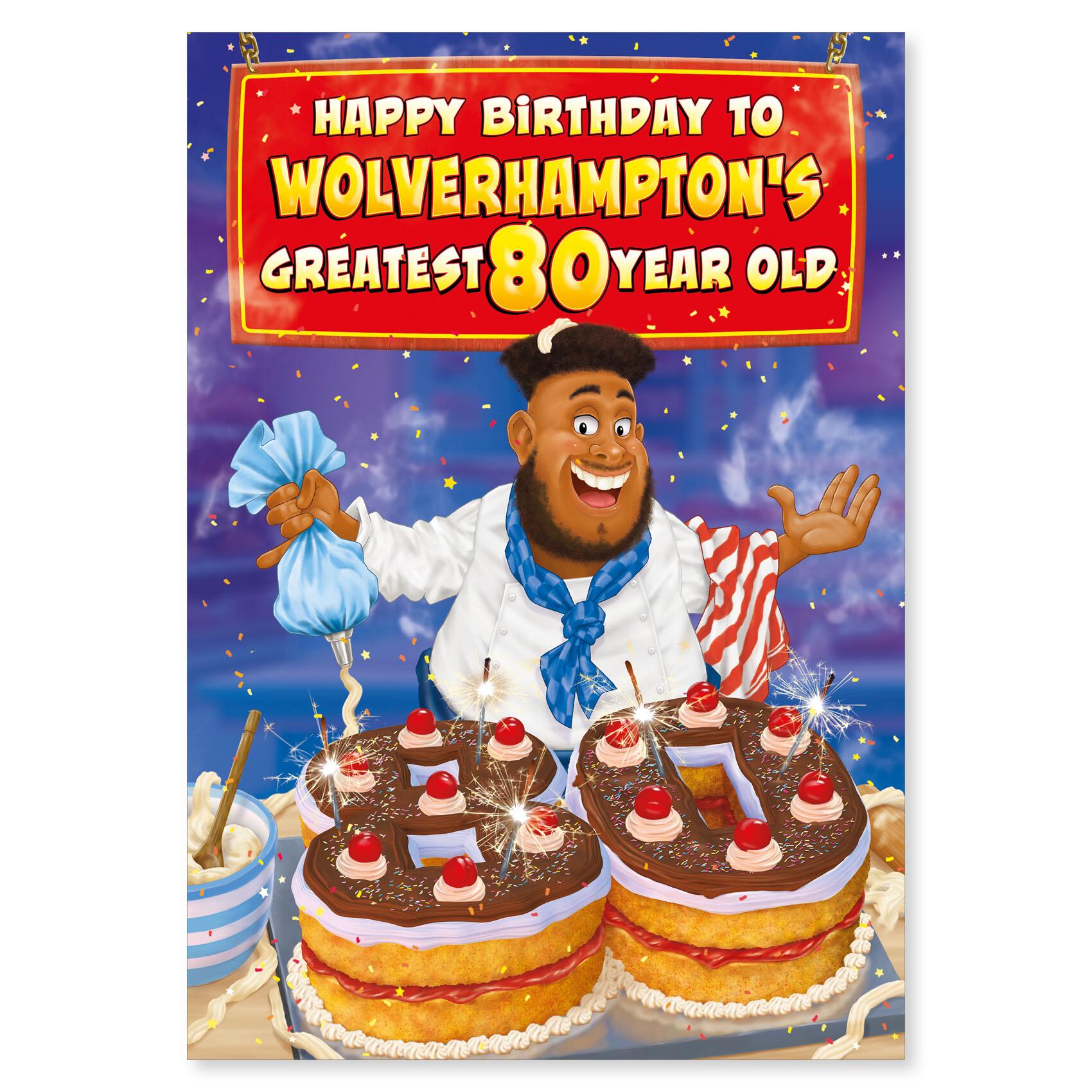 birthday > male birthday greeting card featuring humour illustration for a open from the up your street range