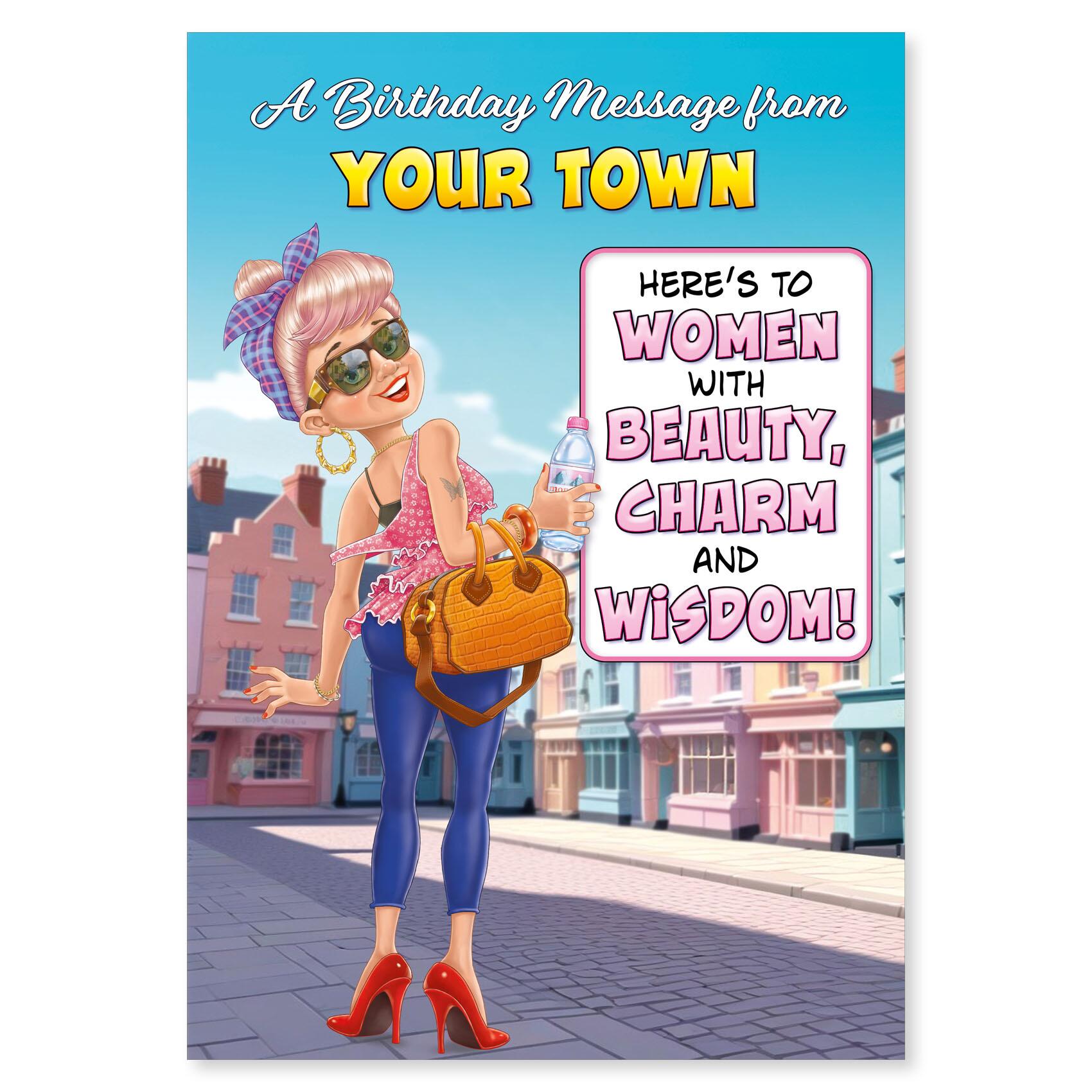greeting card featuring  illustration for a open from the  range