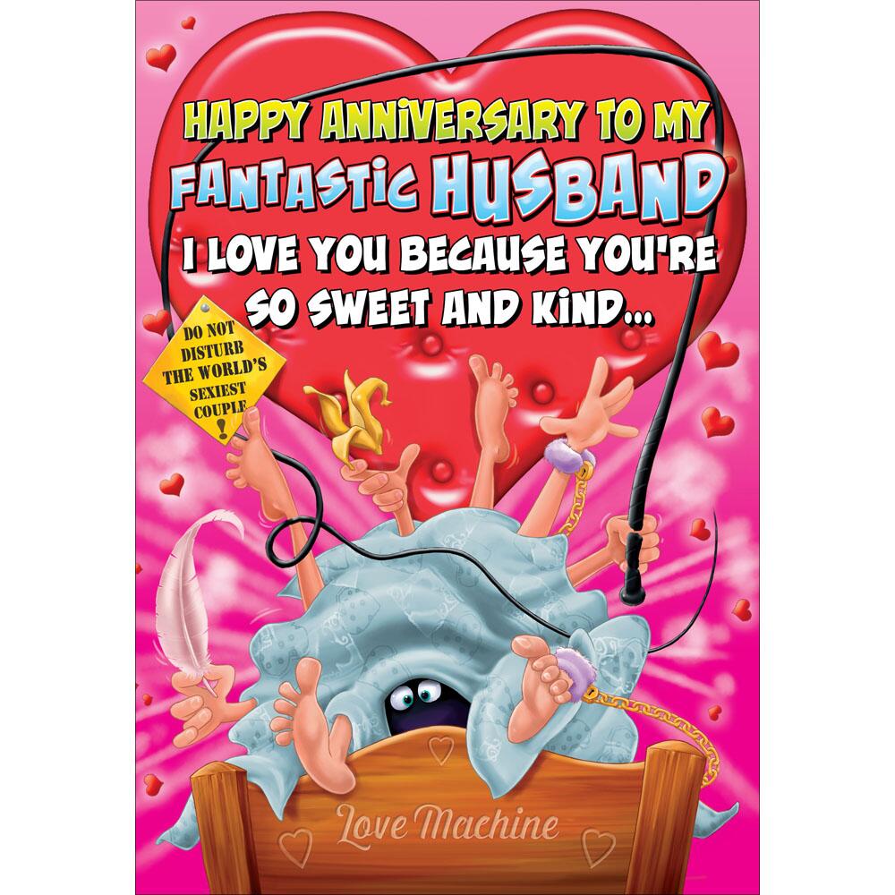 S7004 Ab Wild And Sexy Anniversary Card For A Husband 5698