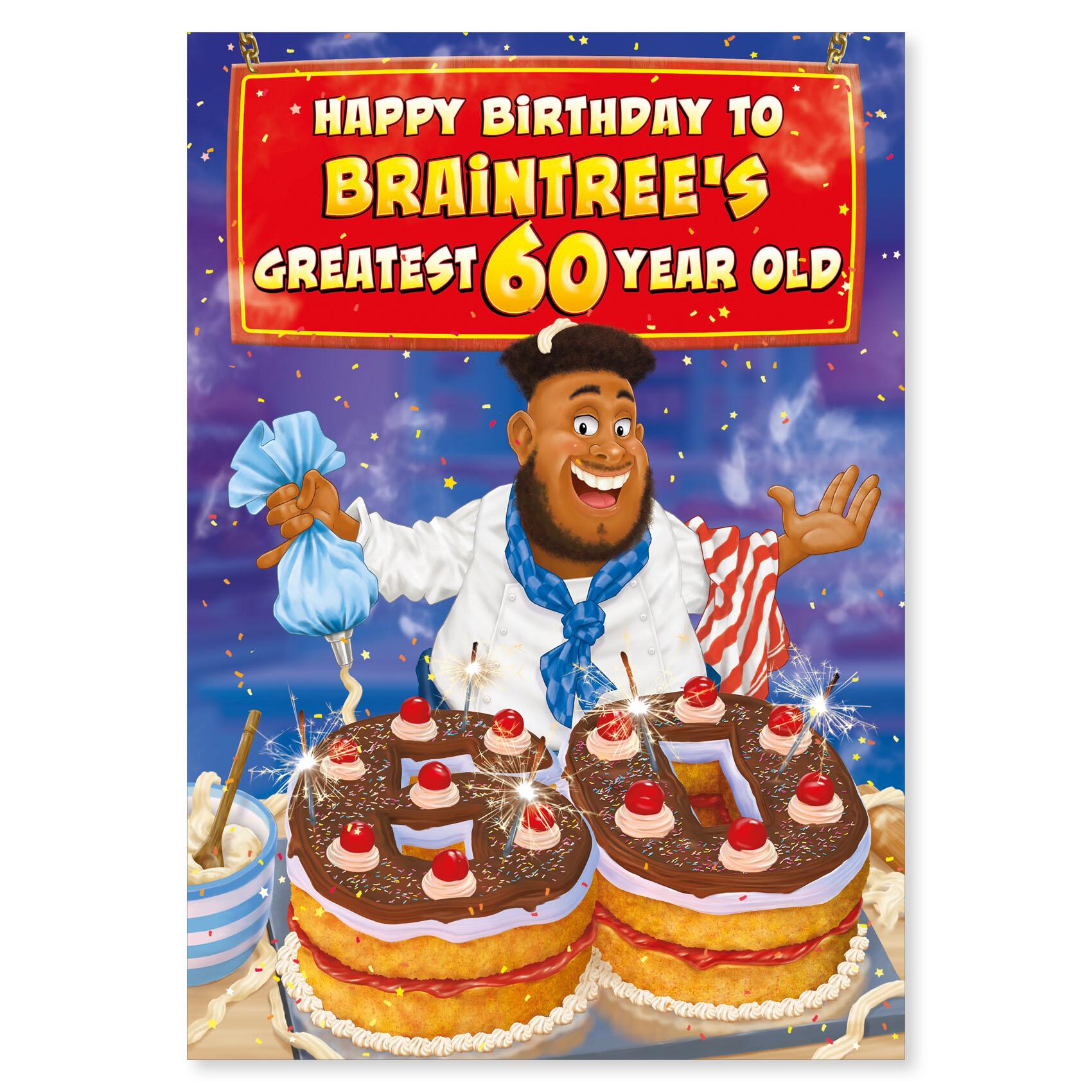 birthday > male birthday greeting card featuring humour illustration for a open from the up your street range