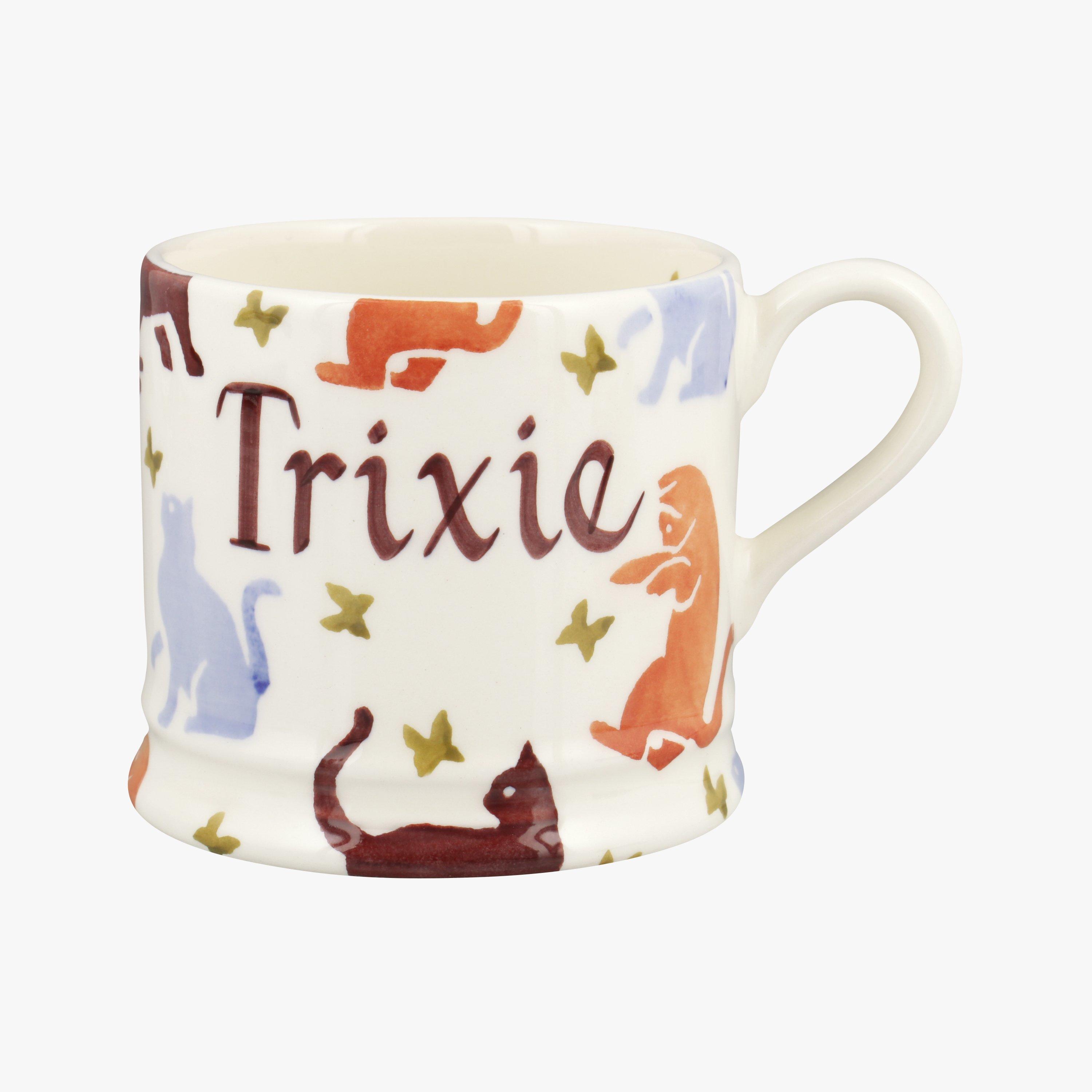 Emma Bridgewater  Personalised Cats Small Mug  - Customise Your Own Pottery Earthenware