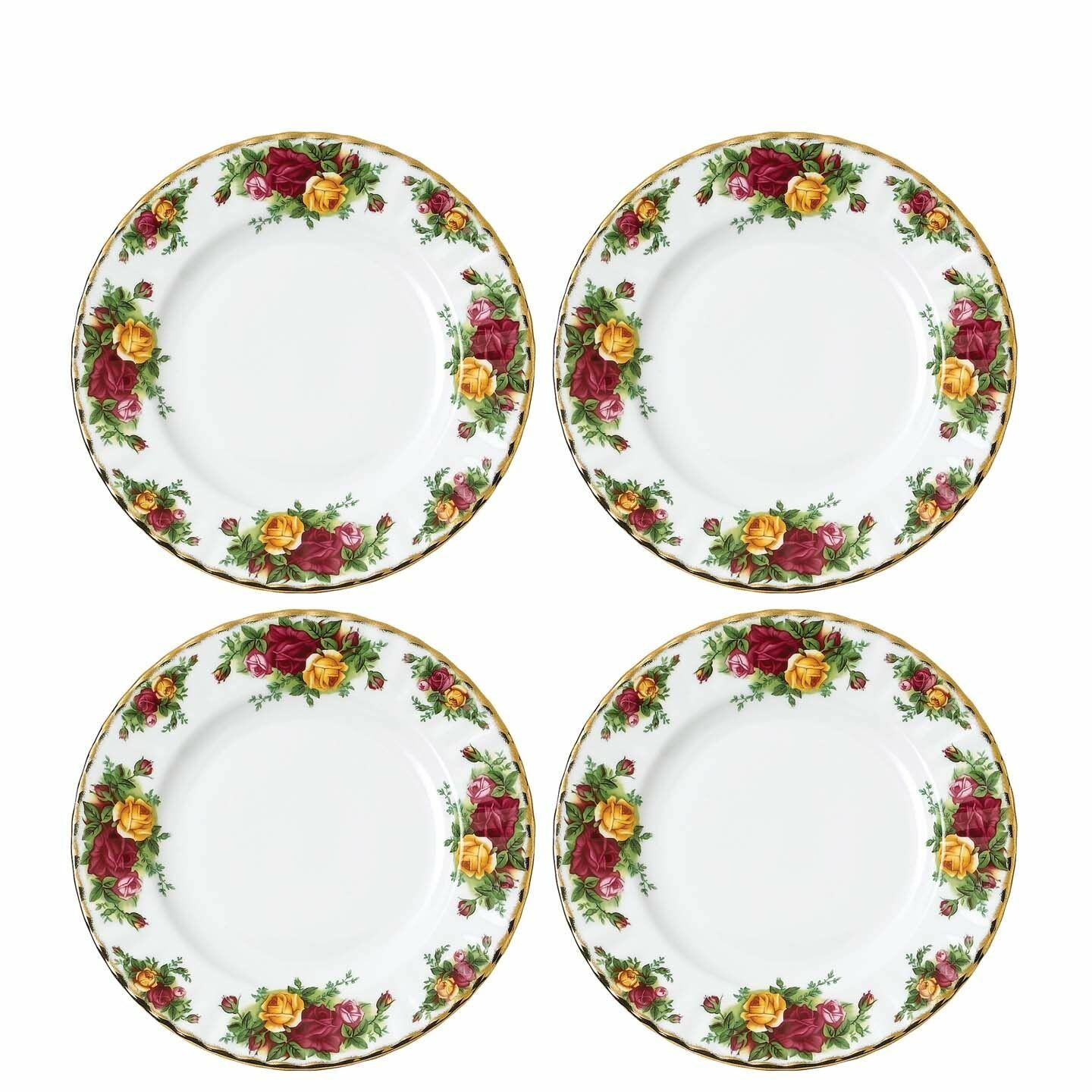 Royal Albert Old Country Roses Side Plate 20cm, Set of 4