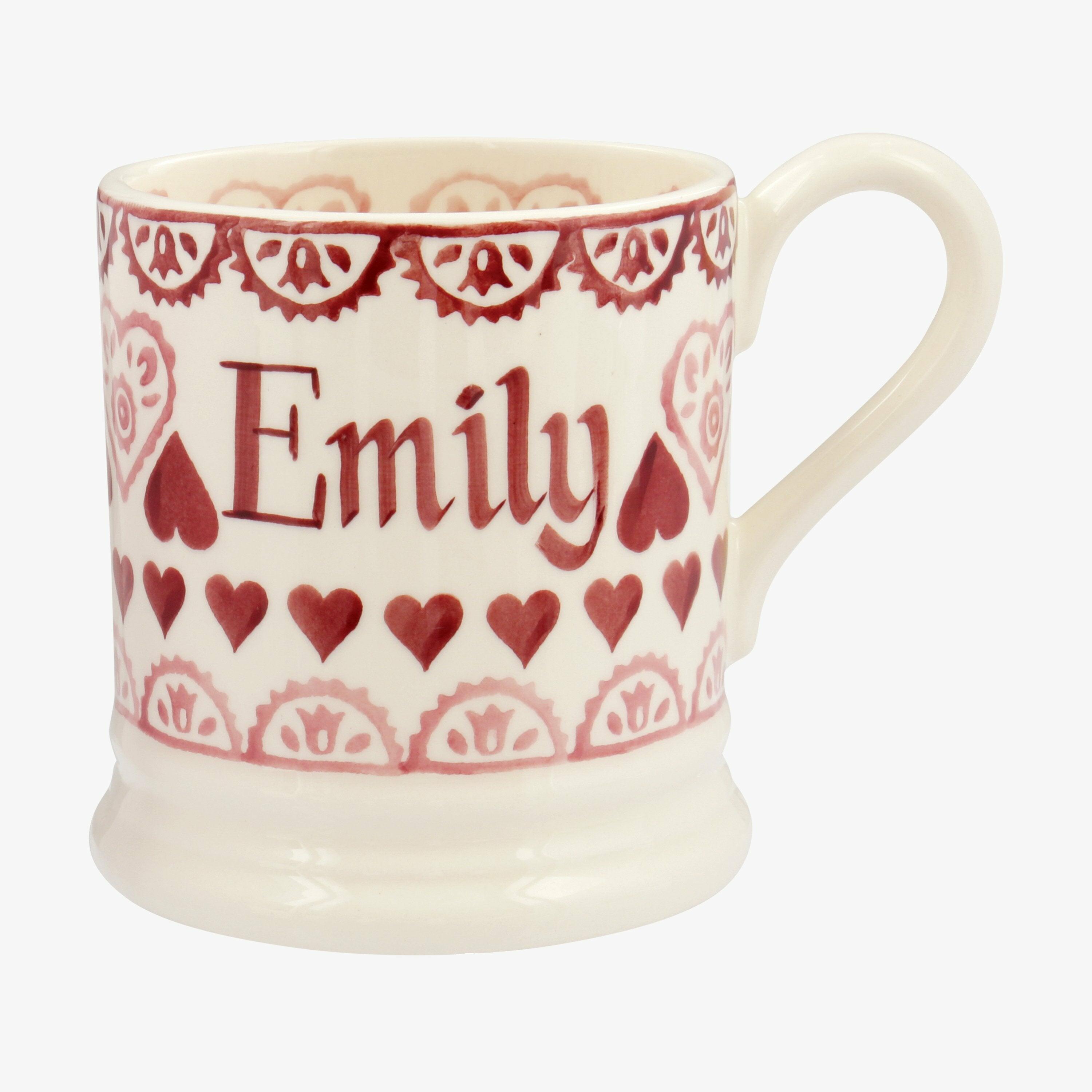 Personalised Sampler 1/2 Pint Mug  - Customise Your Own Pottery Earthenware  | Emma Bridgewater