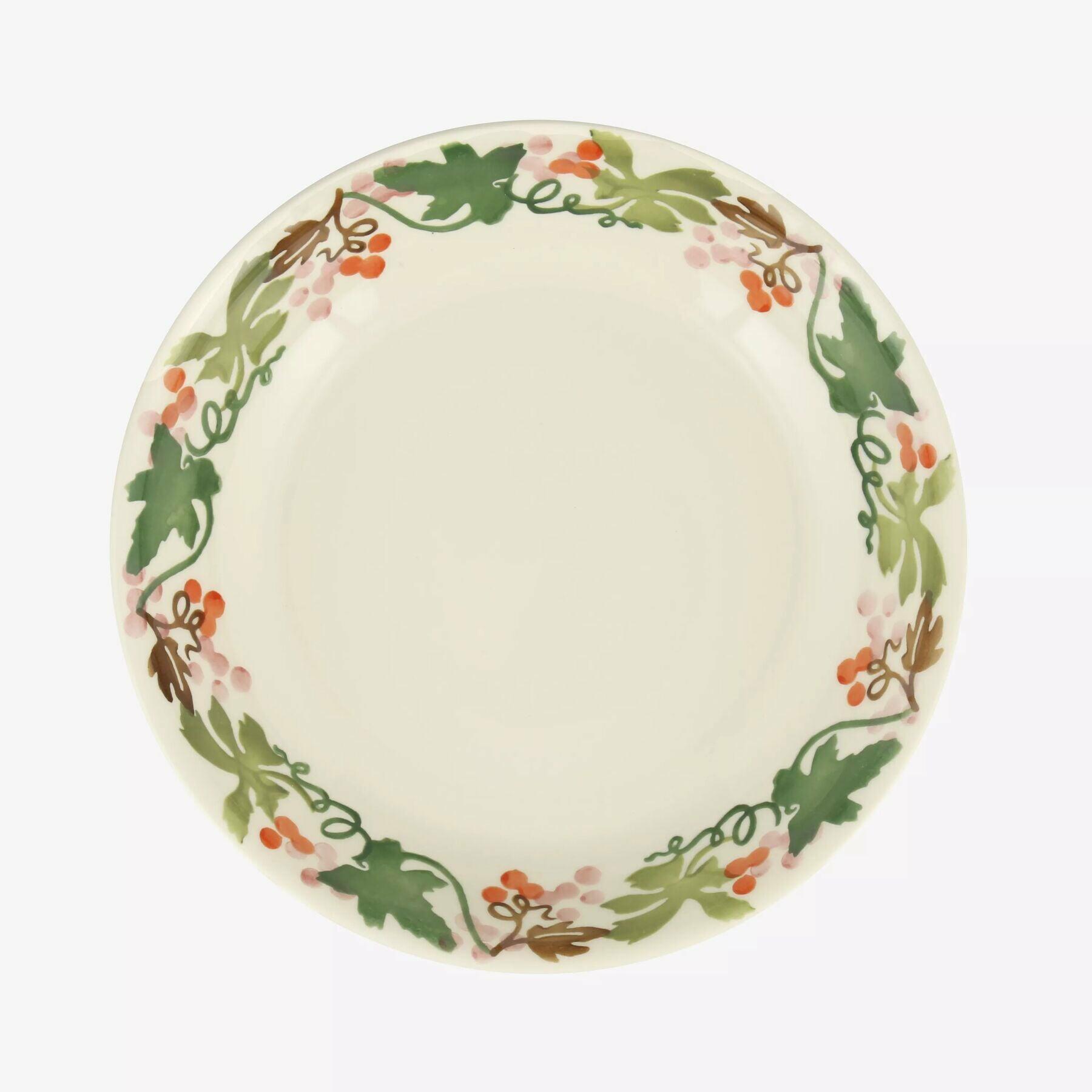 White Bryony Medium Pasta Bowl - Unique Handmade & Handpainted English Earthenware Decorative Plates  | Emma Bridgewater
