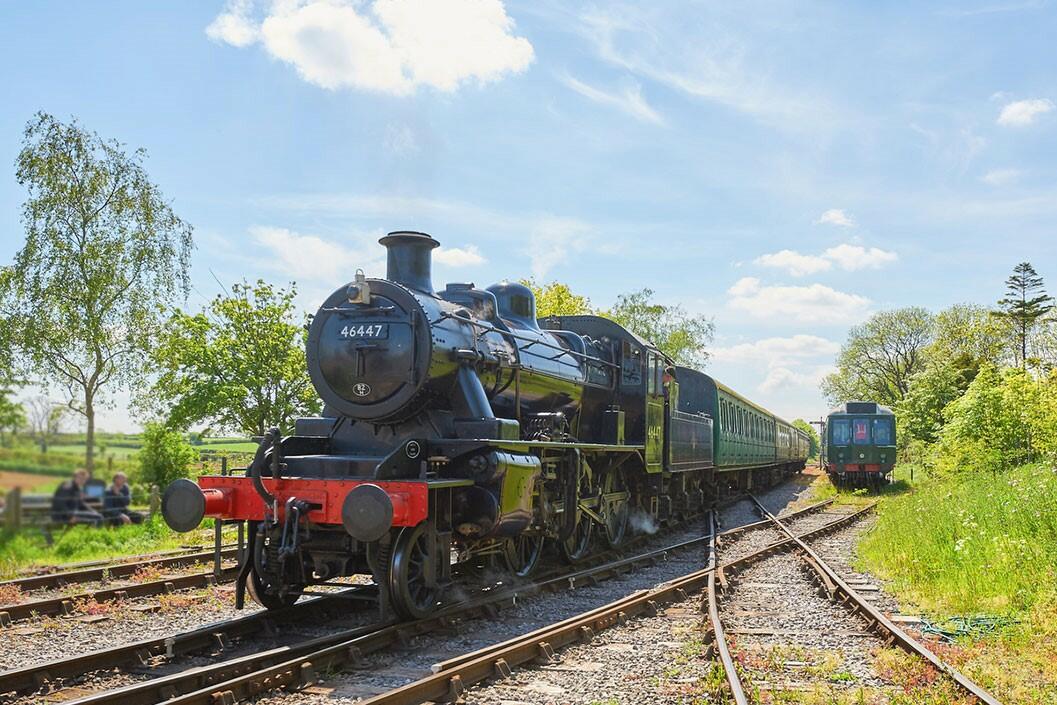 Steam Train Trip with Sparkling Afternoon Tea for Two on the East Somerset Railway