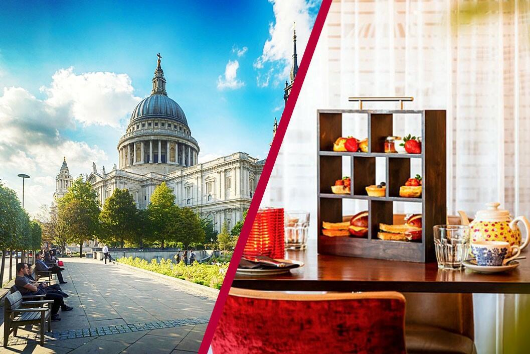 St Paul's Cathedral Visit for Two with Afternoon Tea at Marco Pierre White's New York Italian