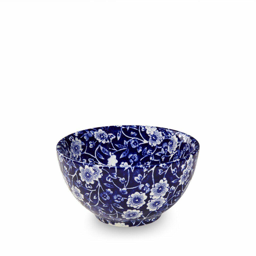 Blue Calico Sugar Bowl 9.5cm/4"