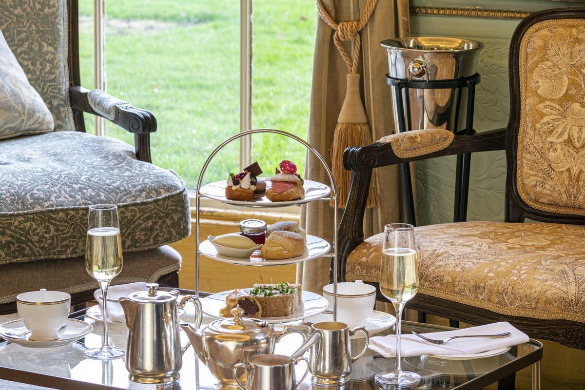 Champagne Afternoon Tea For Two At The Swinton Estate And Indulge In A Selection Of Handmade Delicate Sandwiches And Wraps