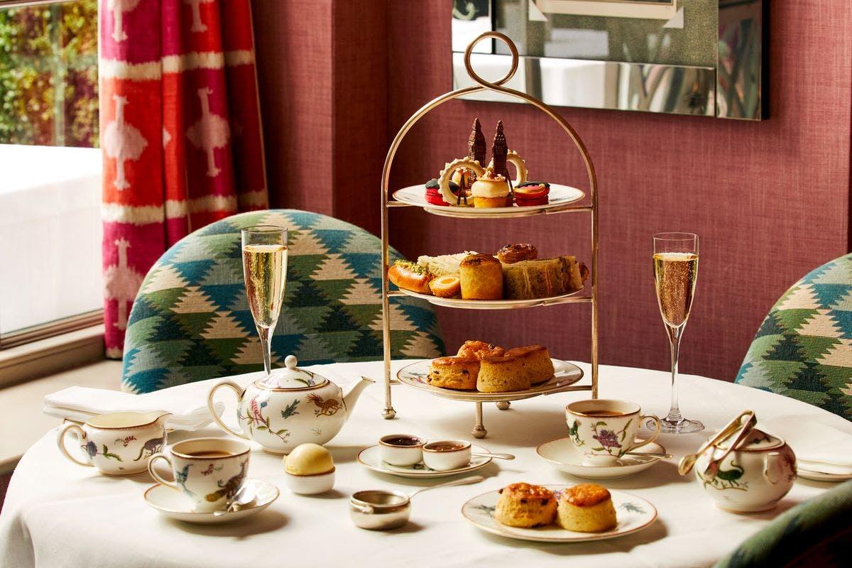 London Calling' Afternoon Tea with Fizz for Two at Haymarket Hotel with Self-Guided Tour of London Landmarks