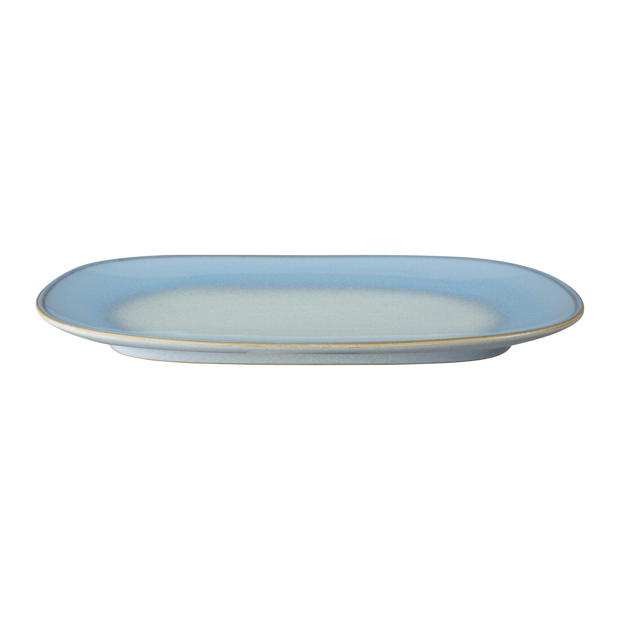 Modus Topaz Blue Large Oblong Platter