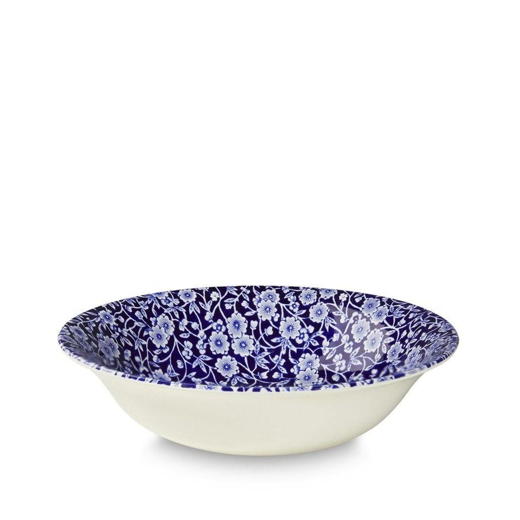 Blue Calico Pudding / Soup Bowl 20.5cm/8"