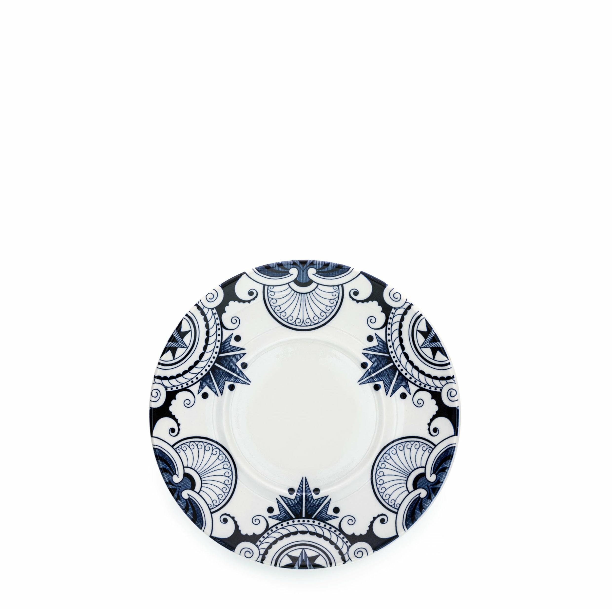 Ink Blue Palisade Coffee Saucer Seconds