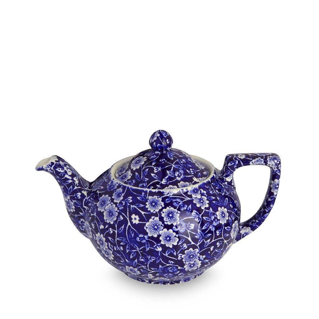 Blue Calico Small Teapot 3-4 cup 400ml/0.75pt Seconds