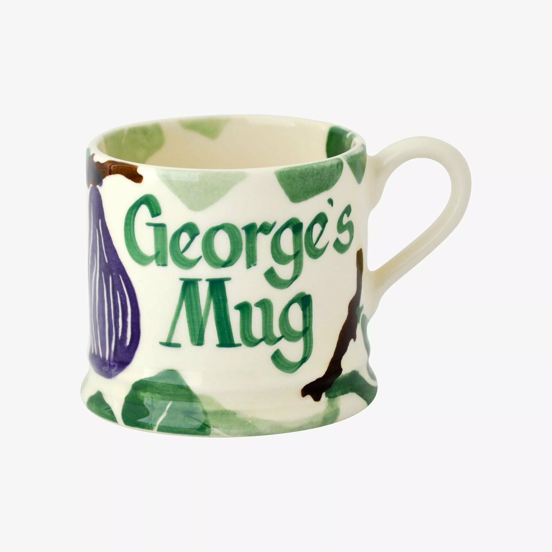 Personalised Fig Small Mug  - Customise Your Own Pottery Earthenware  | Emma Bridgewater