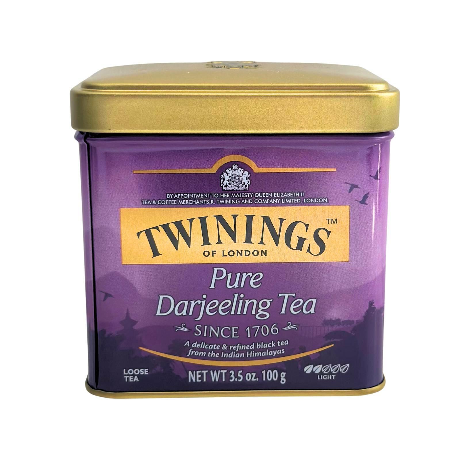 Twinings -  Darjeeling Loose Tea Caddy (International Blend) - 100g Loose Tea