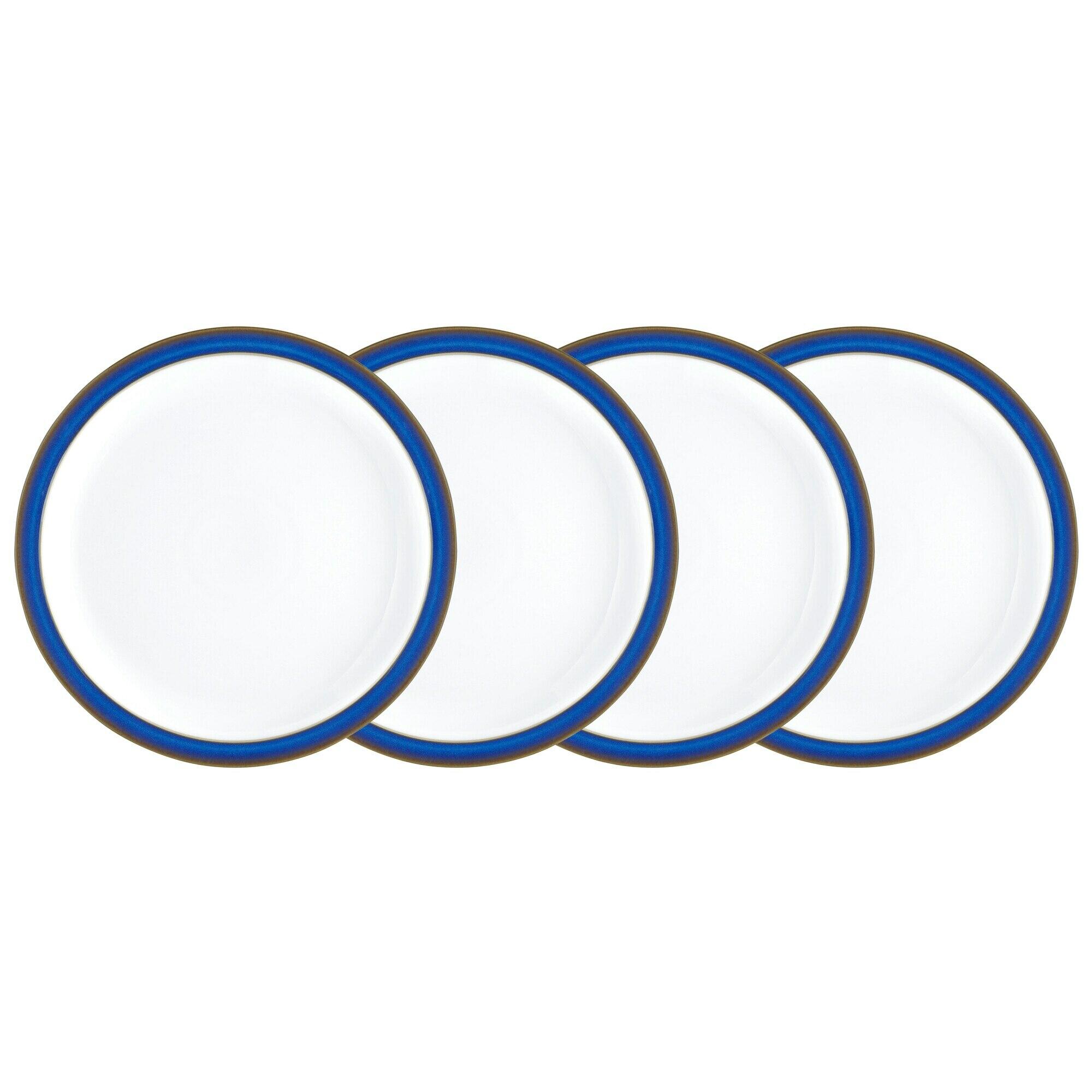 Imperial Blue 4 Piece Dinner Plate Set