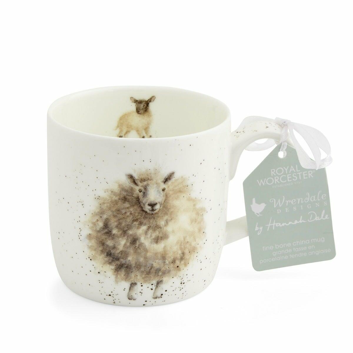 Royal Worcester Wrendale Designs Mug - The Woolly Jumper
