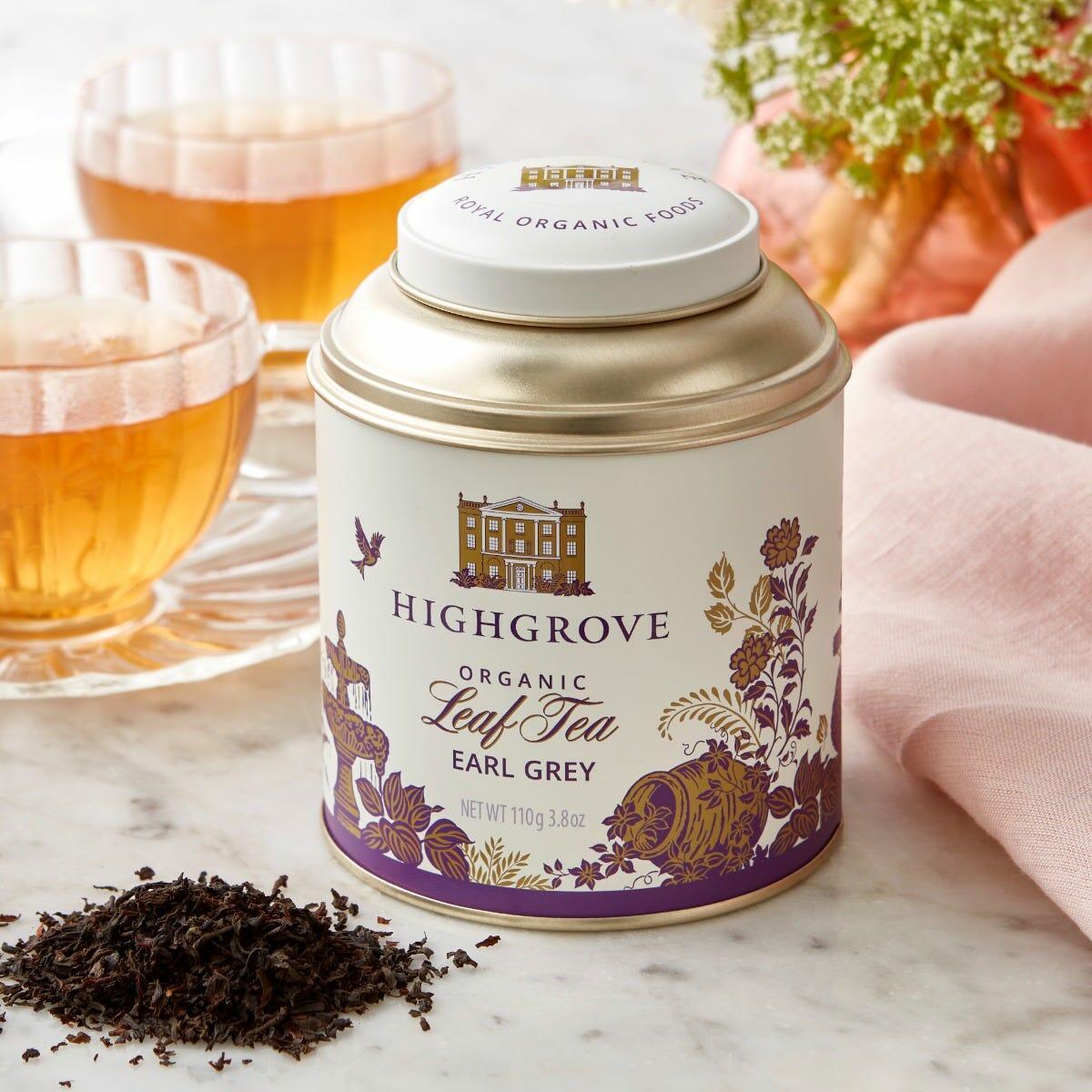 Organic Earl Grey Loose Leaf Tea Caddy, Highgrove