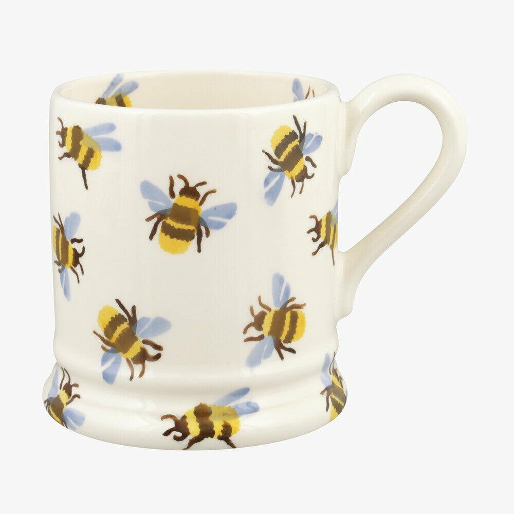 Emma Bridgewater  Seconds Bumblebee 1/2 Pint Mug - Unique Handmade & Handpainted English Earthenware Tea/Coffee Mug