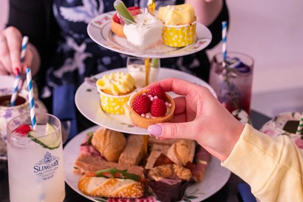 Gin Afternoon Tea for Two at Brigits Bakery