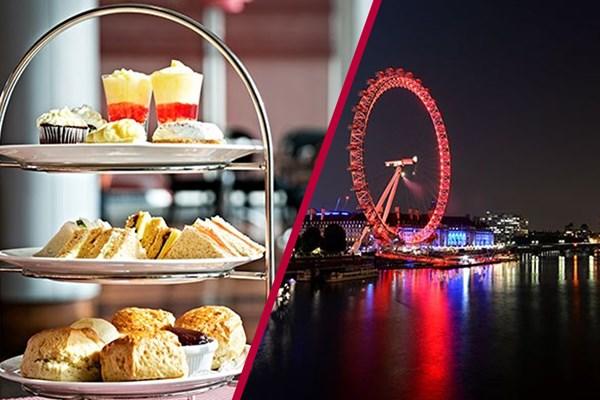 London Eye Visit with Luxury Afternoon Tea for Two