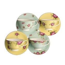 Archive Rose Tea Cup and Saucer Set