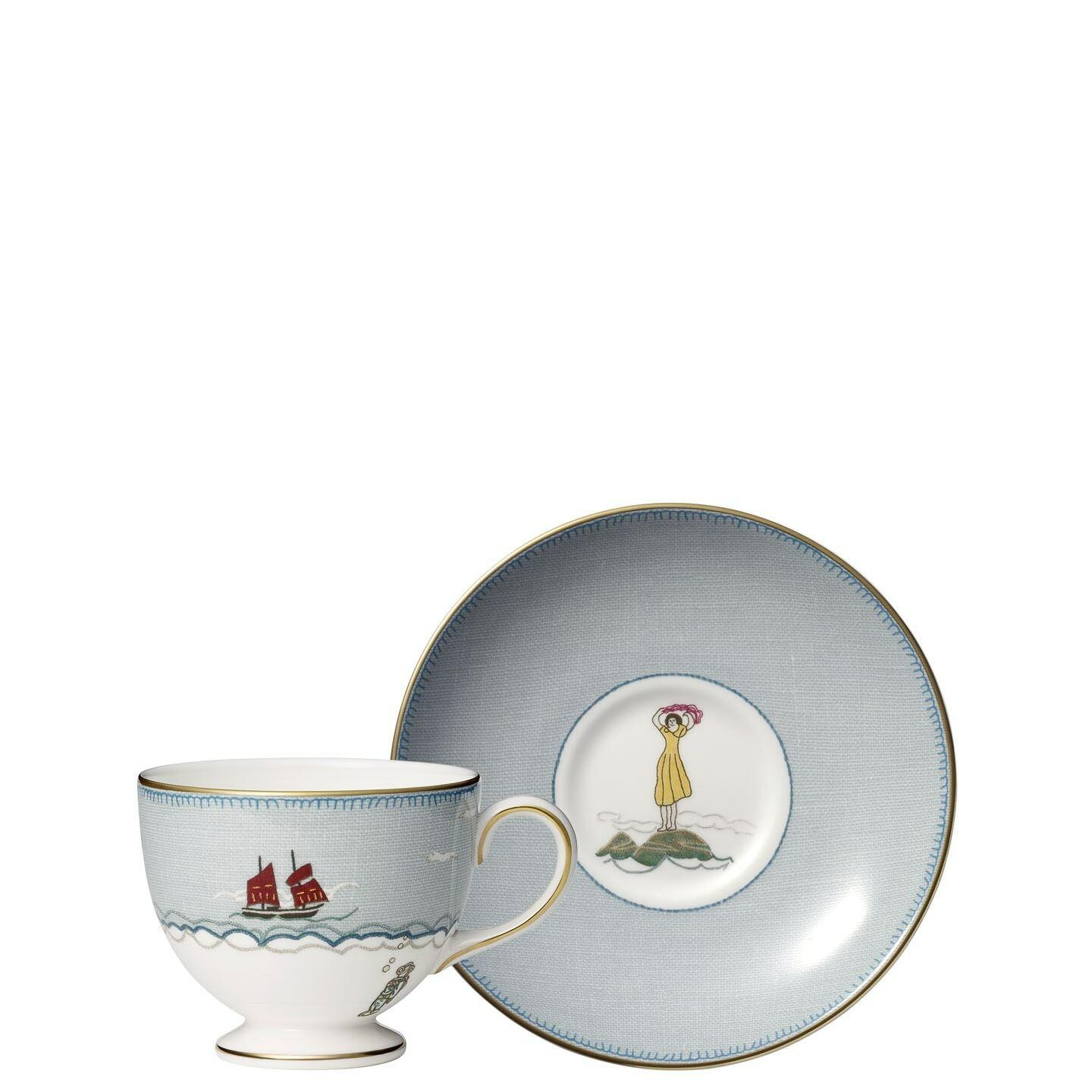 Wedgwood Sailor's Farewell Tea Cup and Saucer