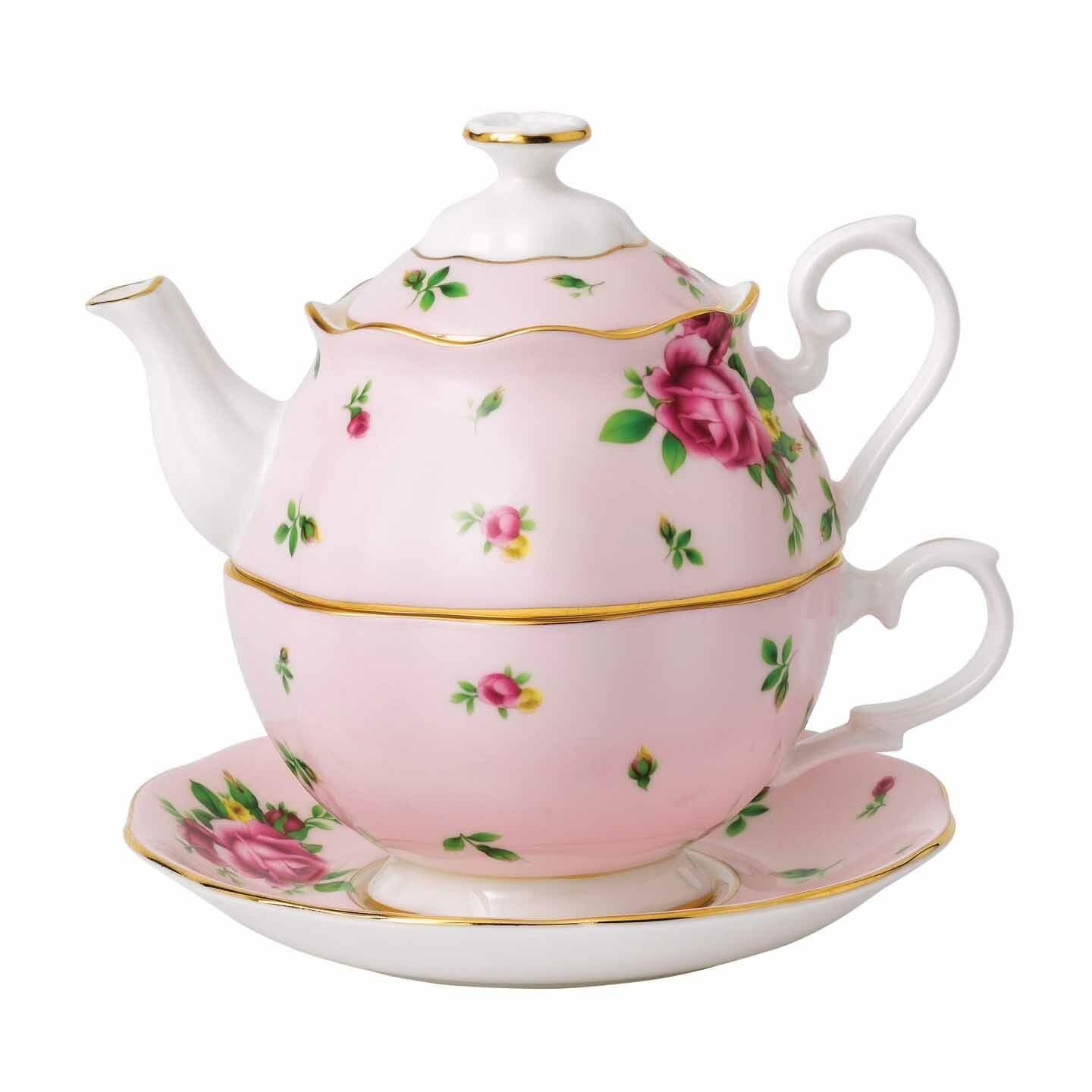 Royal Albert New Country Roses Pink Tea for One