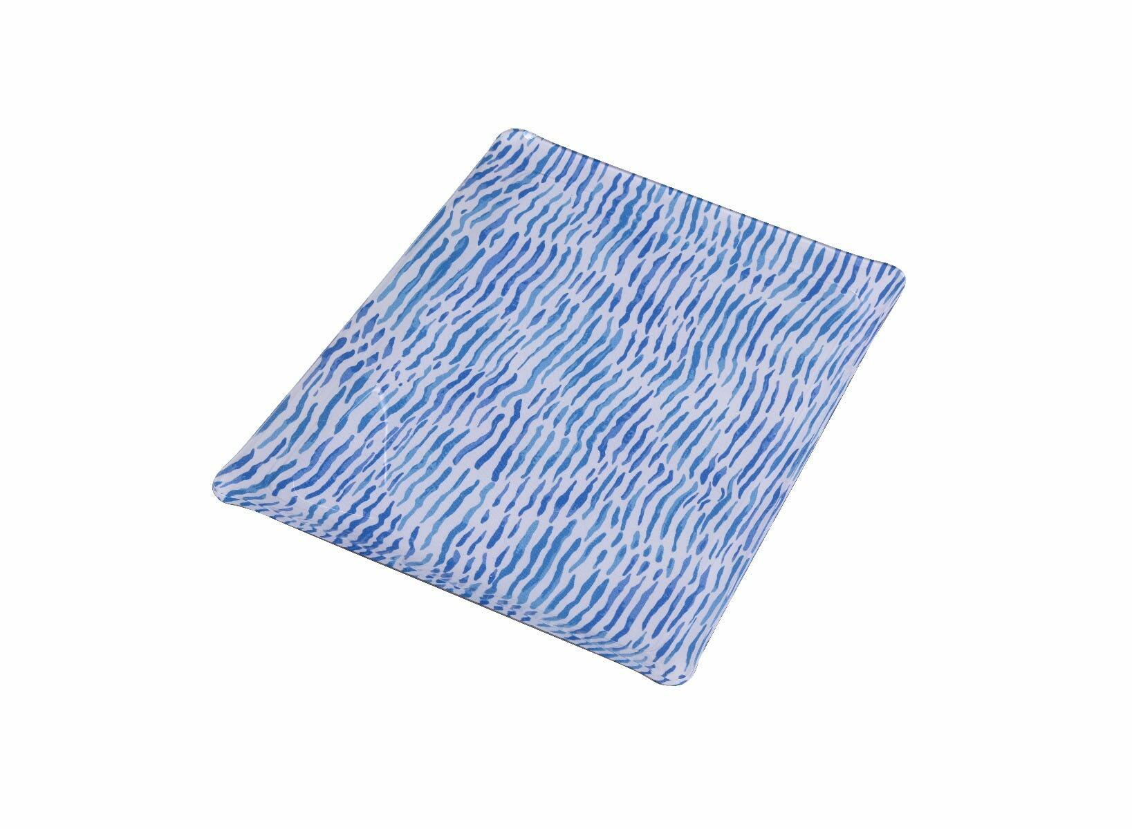 Fortnum & Mason Nina Campbell Arles Fabric Serving Tray, Blue
