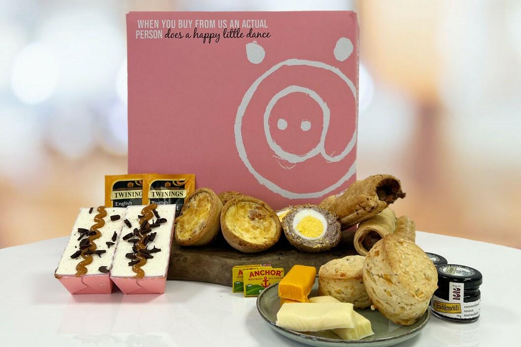 Savoury Afternoon Tea for Two at Home with Piglet's Pantry