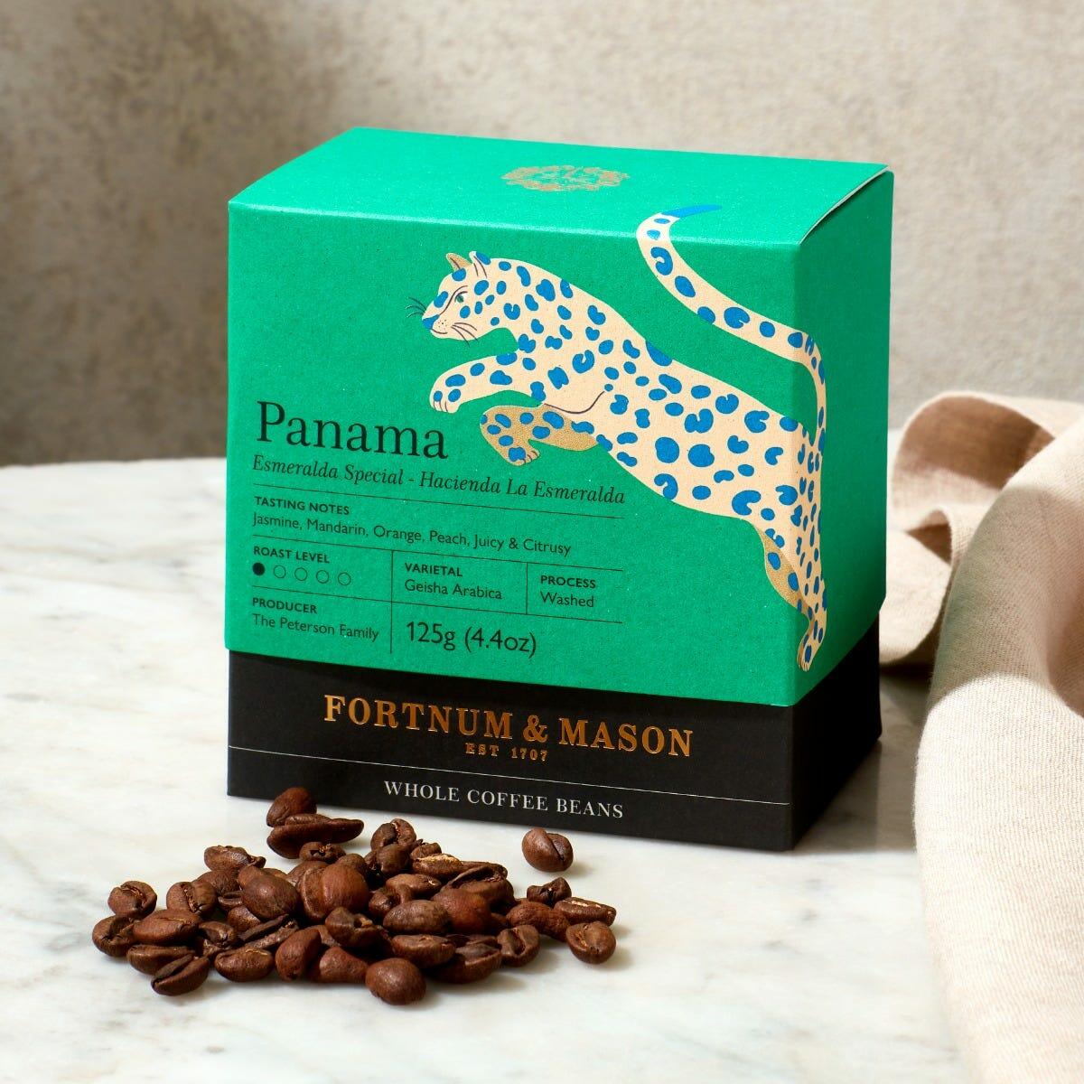 Panama Esmerelda Coffee Beans, 125g, Fortnum & Mason