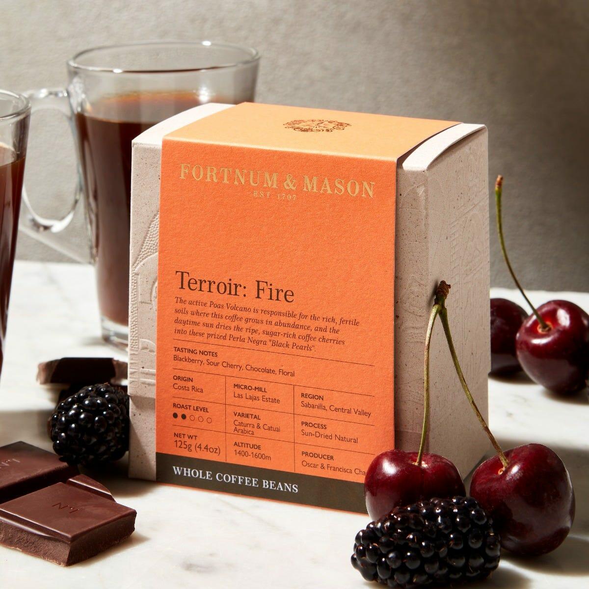 Terroir: Fire Coffee Beans, 125g, Fortnum & Mason