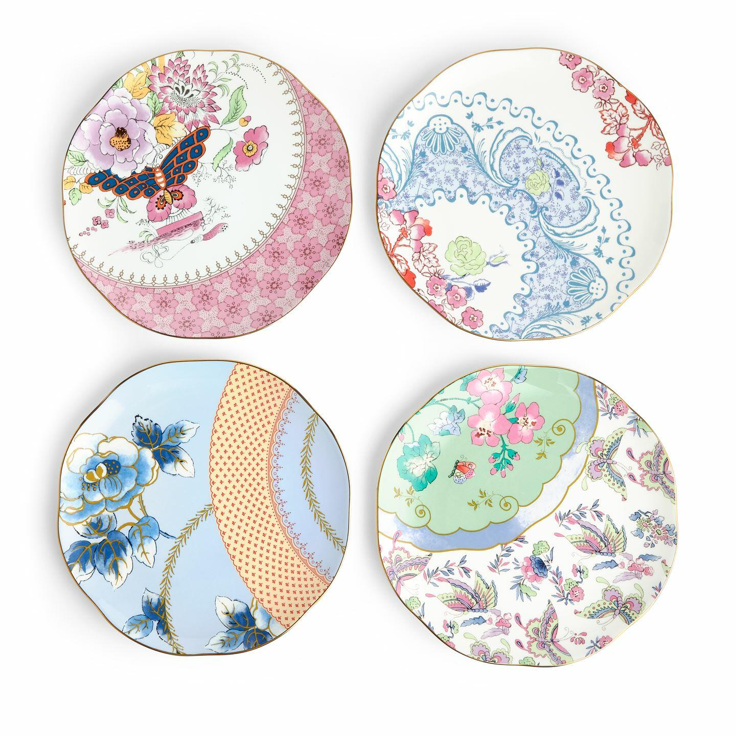 Wedgwood Butterfly Bloom Side Plate 20cm, Set of 4