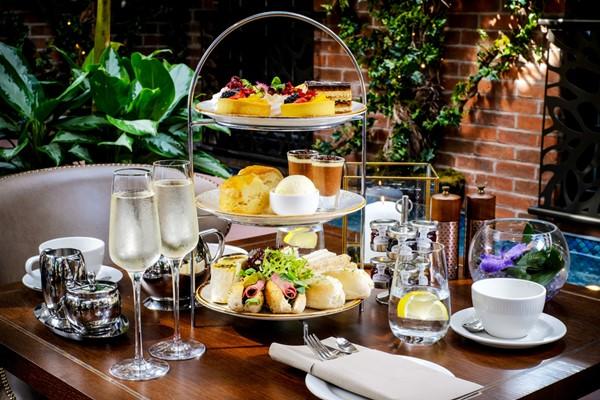 Afternoon Tea with a Glass of Fizz for Two at Grosvenor Pulford Hotel and Spa