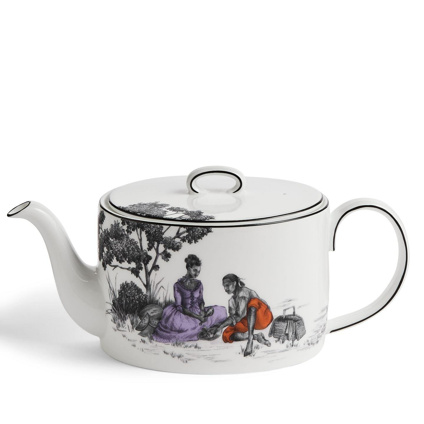 Wedgwood Sheila Bridges Picnic Teapot
