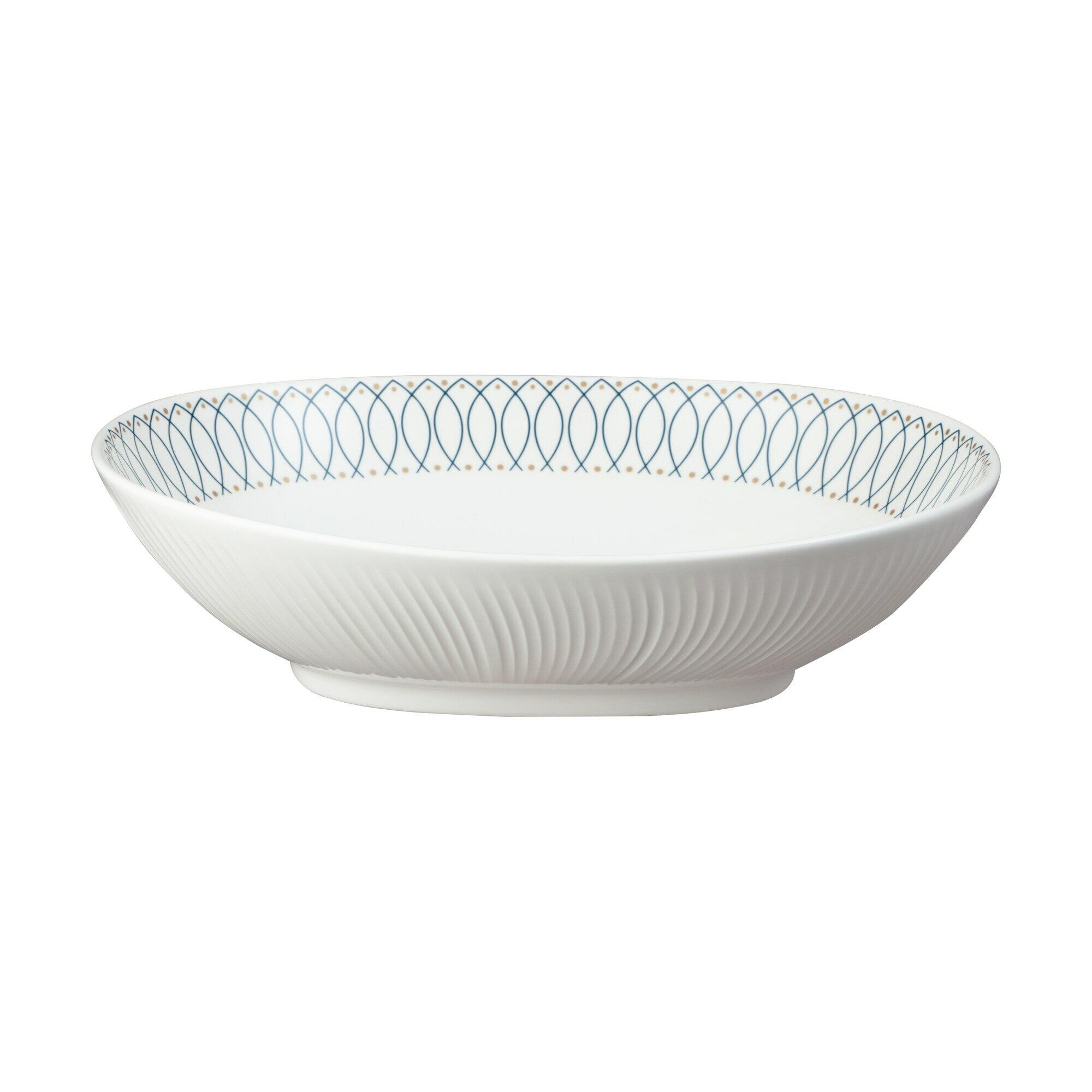Porcelain Modern Deco Serving Bowl