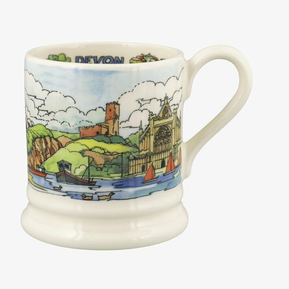 Seconds Devon 1/2 Pint Mug - Unique Handmade & Handpainted English Earthenware Tea/Coffee Mug  | Emma Bridgewater