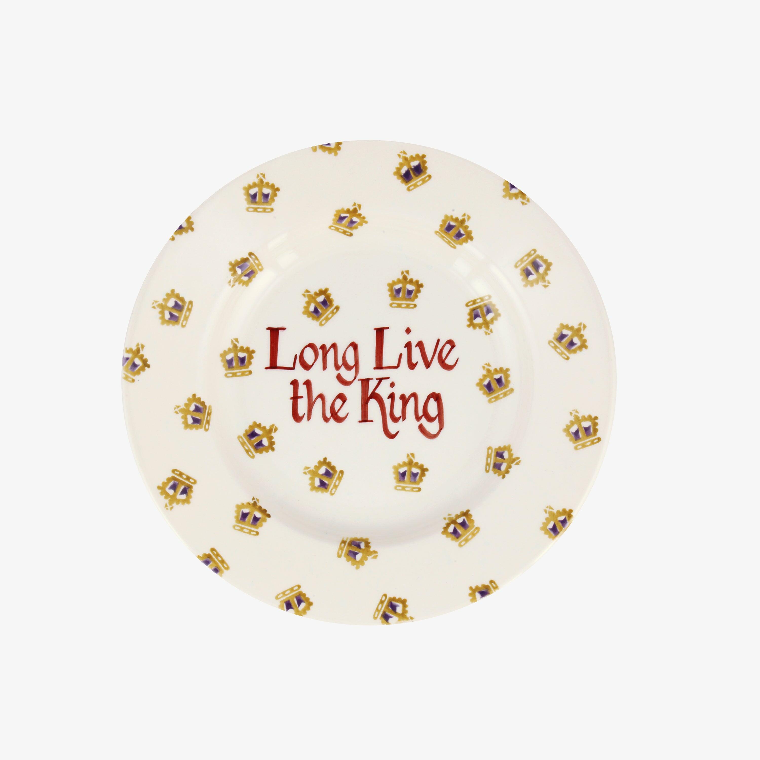 Personalised Crowns 8 1/2 Inch Plate  - Customise Your Own Pottery Earthenware  | Emma Bridgewater