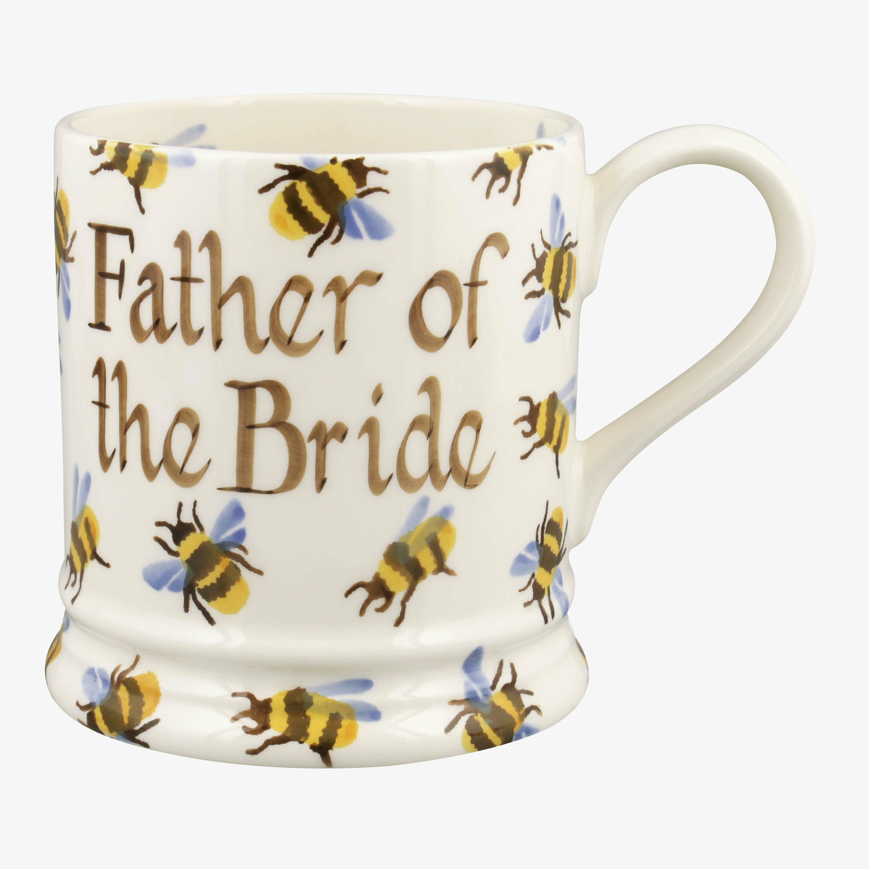 Personalised Bumblebee 1 Pint Mug  - Customise Your Own Pottery Earthenware  | Emma Bridgewater