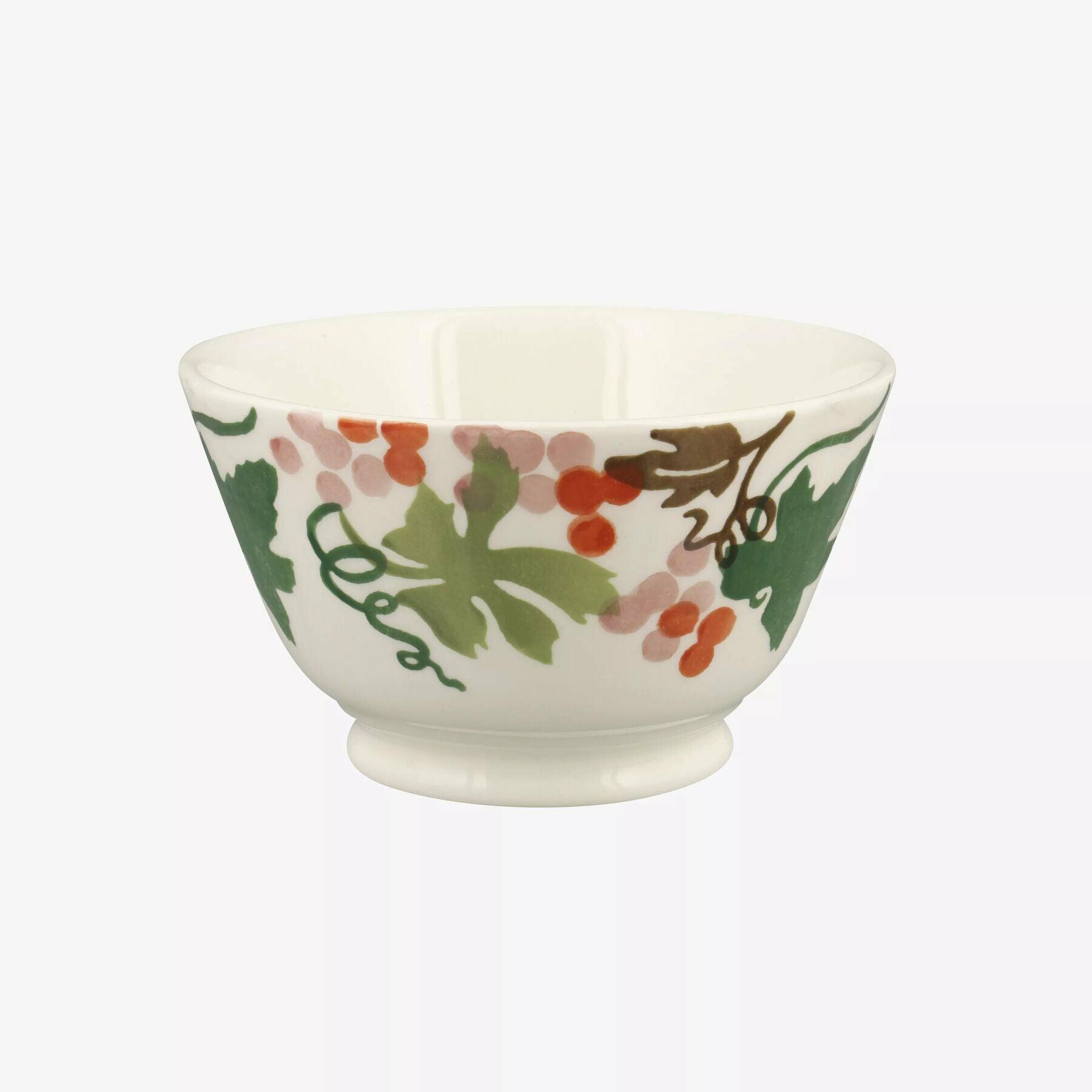 White Bryony Small Old Bowl - Unique Handmade & Handpainted English Earthenware Decorative Plates  | Emma Bridgewater