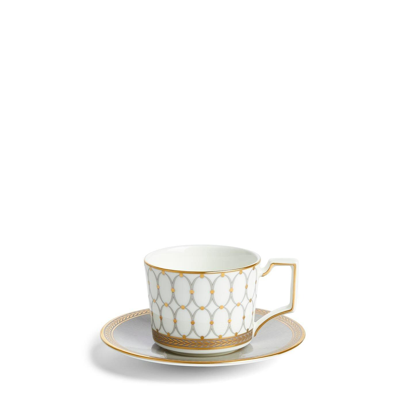 Wedgwood Renaissance Grey Coffee Cup & Saucer