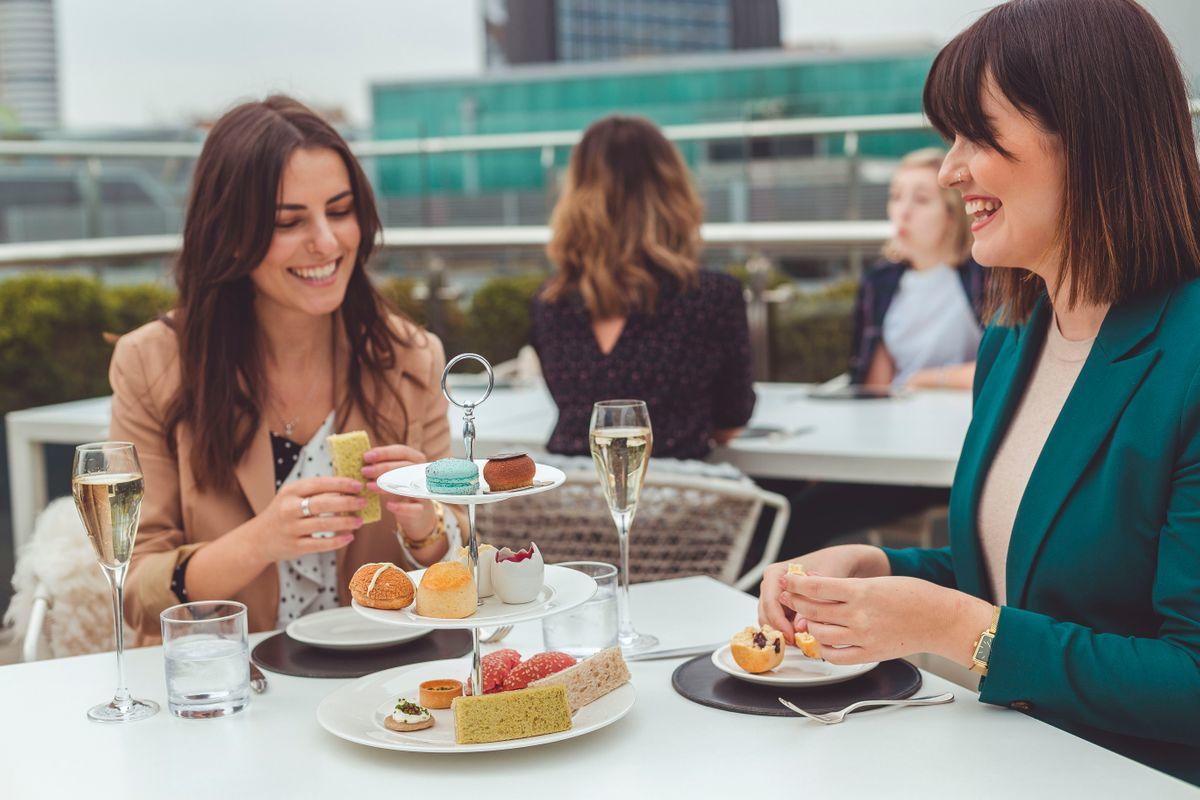 City View Afternoon Tea With Free-flowing Prosecco For Two At Crafthouse, Leeds