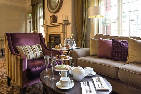 Celebration Afternoon Tea with Fizz for Two at The Crown Manor House Hotel